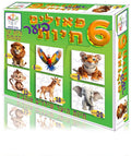 6 פאזלים בעשר חיות - חיות היער שילדים אוהבים
