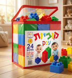קוביות בנייה ענק לפעוטות 24 חלקים 2+