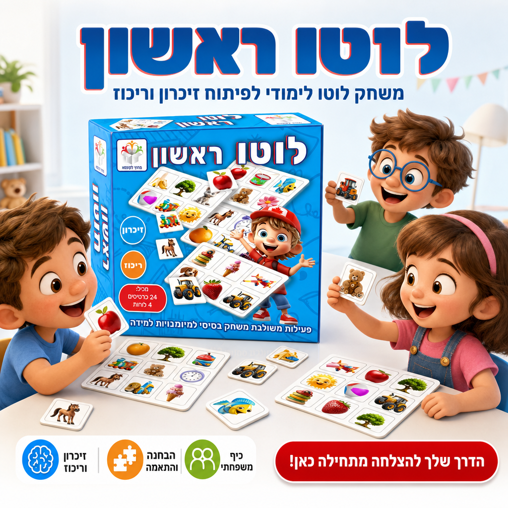 לוטו ראשון - משחק לוטו לימודי