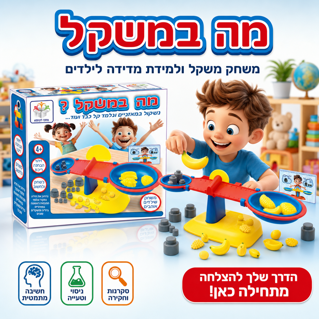 מה במשקל - משחק משקל ומדידה