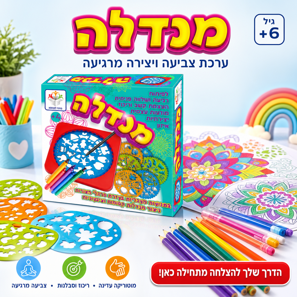 מנדלה - ערכת צביעה ויצירה