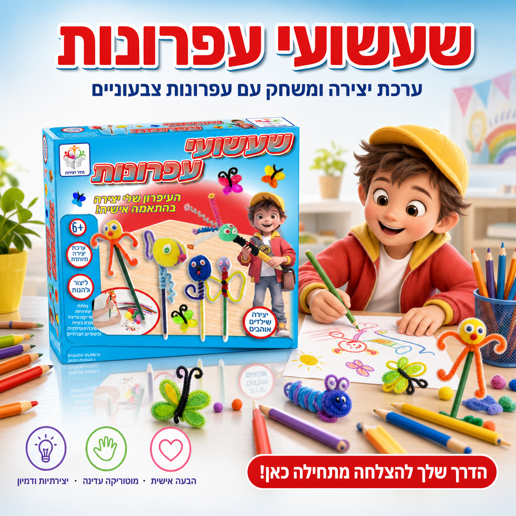 שעשועי עפרונות - ערכת יצירה
