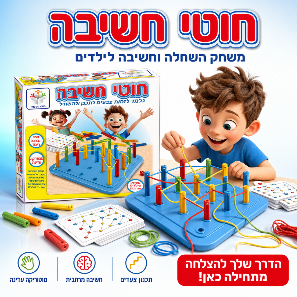 חוטי חשיבה - משחק השחלה וחשיבה