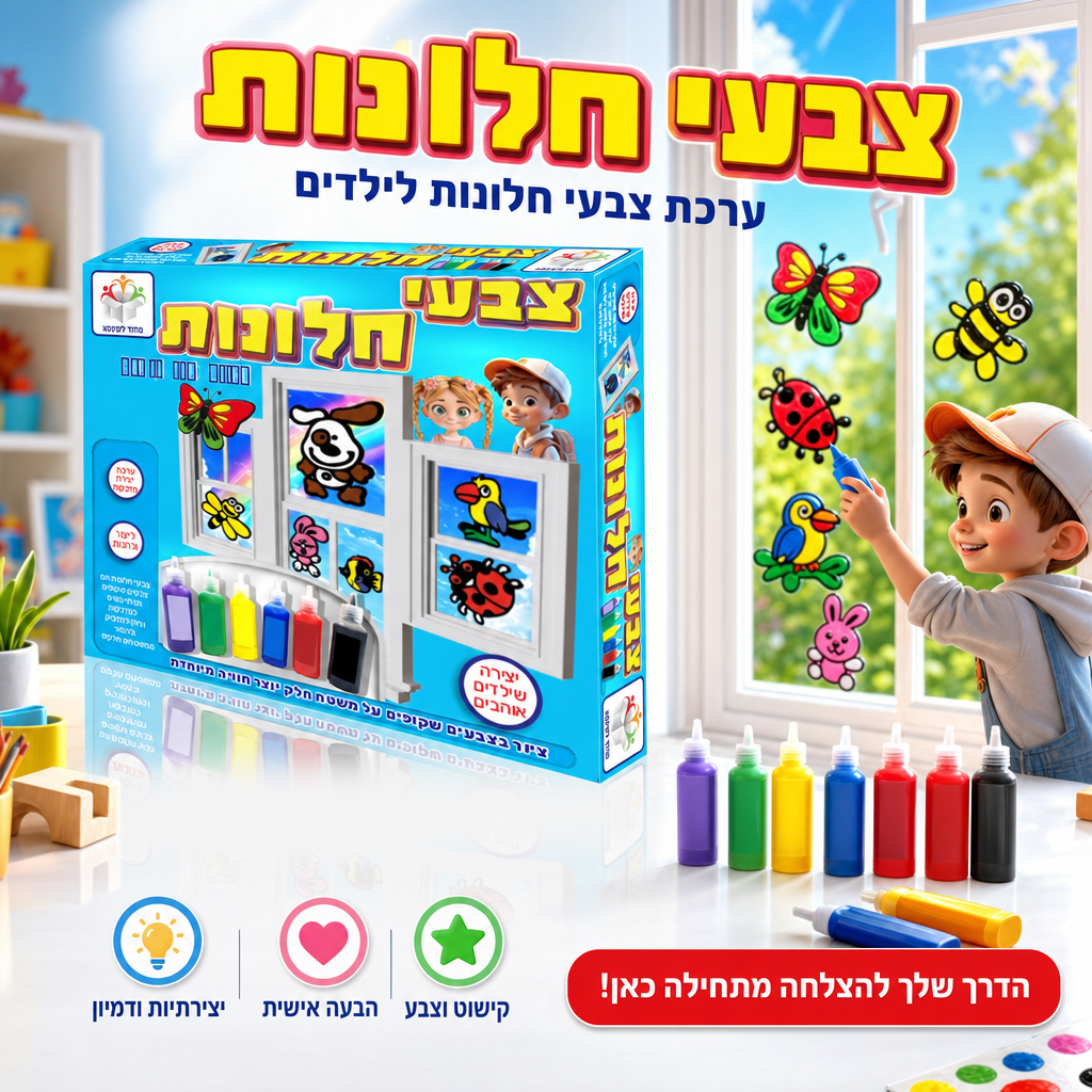 צבעי חלונות - ערכת צבעי חלונות